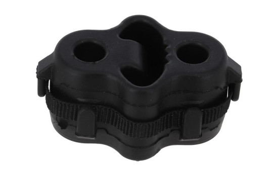Rubber strip, exhaust system