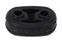 Rubber strip, exhaust system