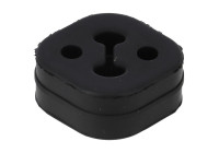 Rubber strip, exhaust system