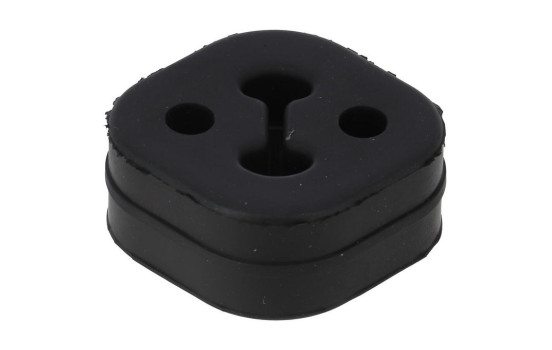 Rubber strip, exhaust system