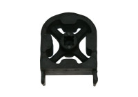 Rubber strip, exhaust system