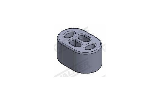 Rubber Strip, exhaust system, Image 2