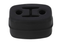 Rubber strip, exhaust system