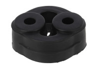 Rubber strip, exhaust system