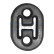 Rubber Strip, exhaust system, Thumbnail 3