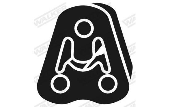 Rubber strip, exhaust system, Image 2