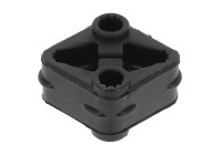 Rubber strip, exhaust system