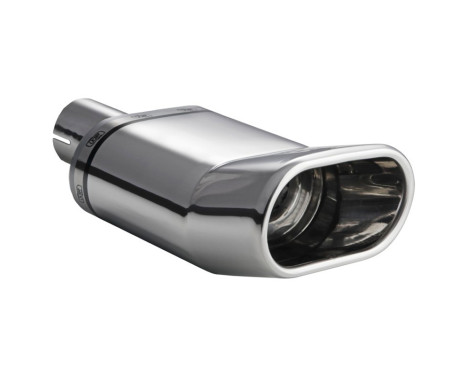 Angled Exhaust Trim Oval DTM 145x75mm - 8 inches / Inlet Dia. 50mm - Stainless Ulter Sport, Image 2