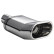 Angled Exhaust Trim Oval DTM 145x75mm - 8 inches / Inlet Dia. 50mm - Stainless Ulter Sport, Thumbnail 2