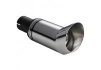 Angled Exhaust Trim Round DTM / Race Ø80mm - 7 inches / Inlet Dia. 50mm - Stainless Ulter Sport