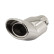 Angled Tail Pipe Oval DTM - Diameter 118x70mm - 6 inches / Inlet Dia. 57mm Stainless Simoni Racing, Thumbnail 2