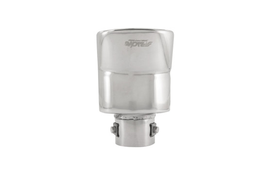 Angled Tail Pipe Oval DTM - Diameter 118x70mm - 6 inches / Inlet Dia. 57mm Stainless Simoni Racing, Image 5