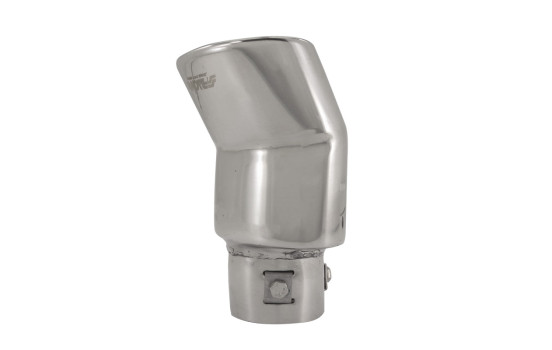 Angled Tail Pipe Oval DTM - Diameter 118x70mm - 6 inches / Inlet Dia. 57mm Stainless Simoni Racing, Image 6