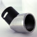 Angled Tail Pipe Round 90mm - adjustable - Inlet Dia. 50-70mm - Stainless