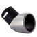 Angled Tail Pipe Round 90mm - adjustable - Inlet Dia. 50-70mm - Stainless, Thumbnail 2