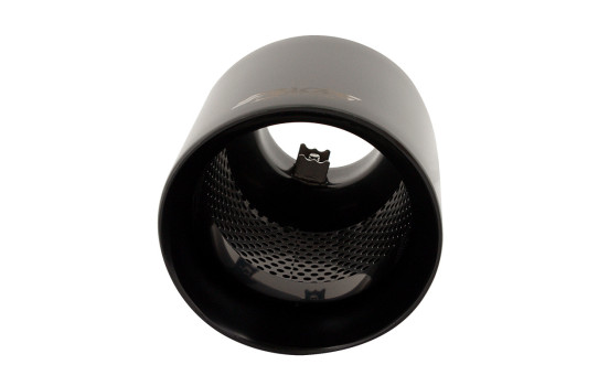 Black Exhaust Trim Round Stainless Ø115 - 8 inches / Inlet Dia. 38-63mm Simoni Racing, Image 2