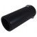 Black Tail Pipe Steel Round 70mm - 7 inches / Inlet Dia. 35-66mm