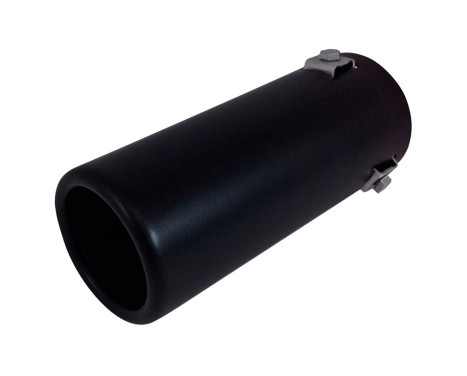 Black Tail Pipe Steel Round 70mm - 7 inches / Inlet Dia. 35-66mm, Image 2