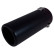 Black Tail Pipe Steel Round 70mm - 7 inches / Inlet Dia. 35-66mm, Thumbnail 2