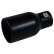 Black Tail Pipe Steel Round 94mm - 7 inches / Inlet Dia. 44-57mm, Thumbnail 2