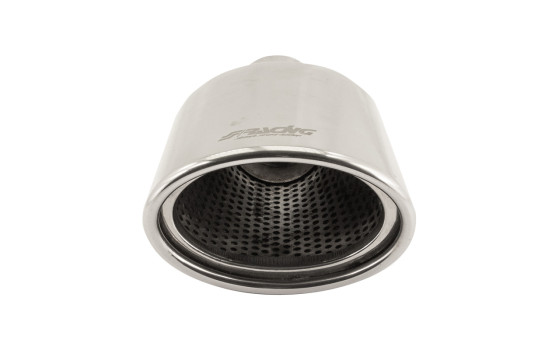 Exhaust Stainless Oval - Diameter 119x76mm - 7 inches / Inlet Dia. 55mm Simoni Racing, Image 3