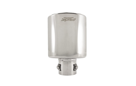 Exhaust Stainless Oval - Diameter 119x76mm - 7 inches / Inlet Dia. 55mm Simoni Racing, Image 5