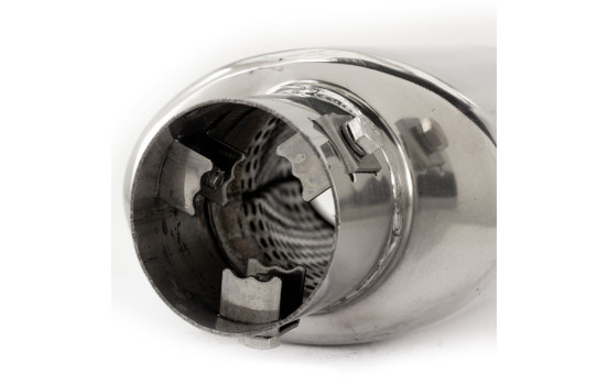 Exhaust Stainless Oval - Diameter 119x76mm - 7 inches / Inlet Dia. 55mm Simoni Racing, Image 9