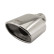 Exhaust Stainless Oval - Diameter 163x90mm - L184mm - Inlet Dia. 60mm Simoni Racing, Thumbnail 2