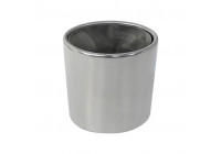 Exhaust stainless steel around 30-50 mm.