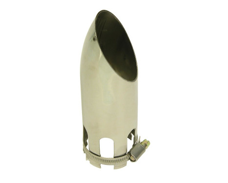 Exhaust stainless steel, bent 37-61mm.