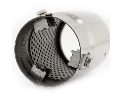 Exhaust Tip Round / Skewed Stainless - Diameter 76mm - L128mm - Inlet Dia. 68mm Simoni Racing, Image 7