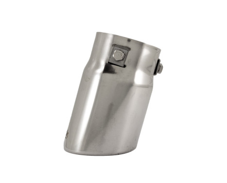 Exhaust Tip Round / Skewed Stainless - Diameter 76mm - L128mm - Inlet Dia. 68mm Simoni Racing, Image 10