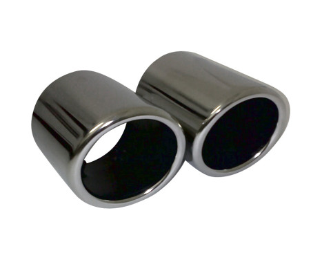 Exhaust trim for Audi // VW - Dual pipe - 73mm connection, Image 2