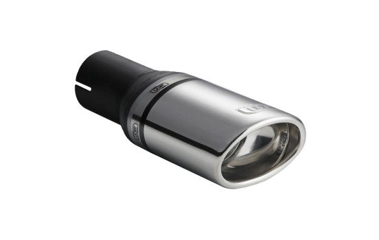 Exhaust Trim Oval 95x65mm Skewed - 8 inches / Inlet Dia. 50mm - Stainless Ulter Sport, Image 2