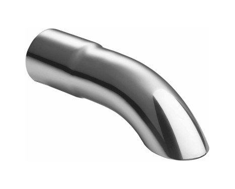 Exhaust Trim Round 50mm Curve - Inlet Dia. 50mm - Stainless Ulter Sport, Image 2