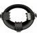 Exhaust trim Steel/Black - oval 80x60mm - length 105mm - ->55mm connection, Thumbnail 3