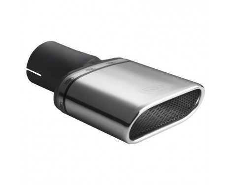 Letterbox Exhaust Trim Oval 167x60mm - 5 inches / Inlet Dia. 50mm - Stainless Ulter Sport