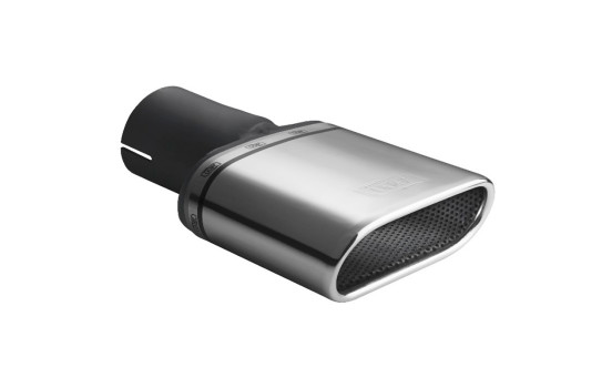 Letterbox Exhaust Trim Oval 167x60mm - 5 inches / Inlet Dia. 50mm - Stainless Ulter Sport