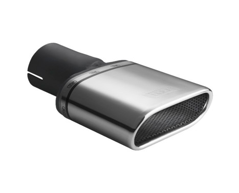 Letterbox Exhaust Trim Oval 167x60mm - 5 inches / Inlet Dia. 50mm - Stainless Ulter Sport, Image 2