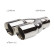 Simoni Racing Exhaust finisher Dual Round / Angled Stainless Steel - Ø2x76xL240mm - Mounting 34-60mm, Thumbnail 2