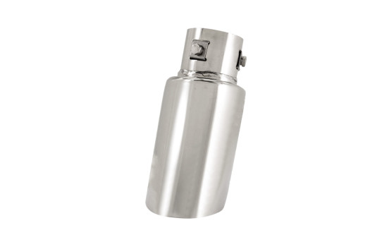 Simoni Racing Exhaust Stainless Steel Oval - Diameter 119x76mm - Length 178mm - Mounting 55mm, Image 8
