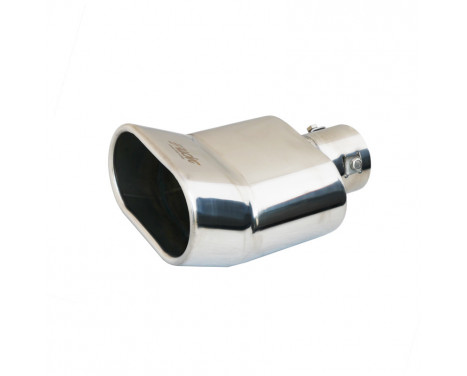 Simoni Racing Exhaust Tip DTM Stainless Steel - 135x85xL220mm - Assembly 35-61mm