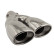 Simoni Racing Exhaust Tip Dual Oval/Slanted Stainless Steel - 167x67xL220mm - Mounting 37->57mm - Right, Thumbnail 3