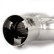 Simoni Racing Exhaust Tip Dual Oval/Slanted Stainless Steel - 167x67xL220mm - Mounting 37->57mm - Right, Thumbnail 6