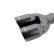 Simoni Racing Exhaust Tip Dual Round/Slanted Stainless Steel Black - Ã˜2x76xL240mm - Mounting 34-60mm, Thumbnail 2