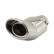 Simoni Racing Exhaust Tip Oval DTM Stainless Steel - Diameter 118x70mm - Length 160mm - Assembly 57mm, Thumbnail 2