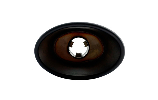 Simoni Racing Exhaust Tip Oval/Slanted - Black - 150x100xL255mm - Mounting ->37-54mm, Image 2