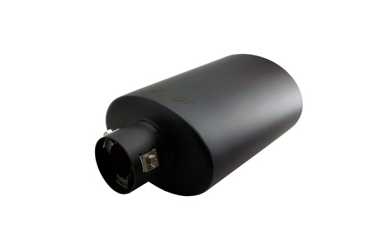Simoni Racing Exhaust Tip Oval/Slanted - Black - 150x100xL255mm - Mounting ->37-54mm, Image 4