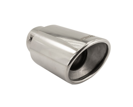Simoni Racing Exhaust Tip Oval/Slanted Stainless Steel - Diameter 122x117mm - Length 210mm - Mounting 77mm, Image 4