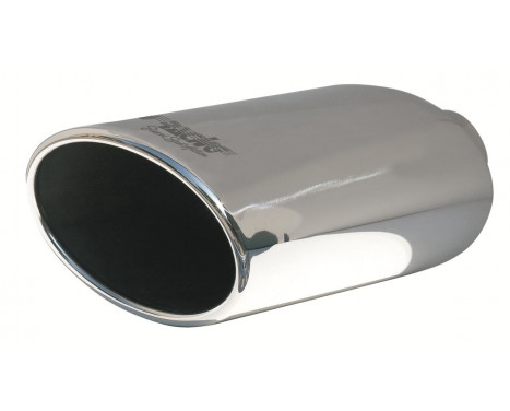 Simoni Racing Exhaust Tip Oval/Slanted Stainless Steel - Diameter 150x100mm - Length 250mm - Mounting 54mm